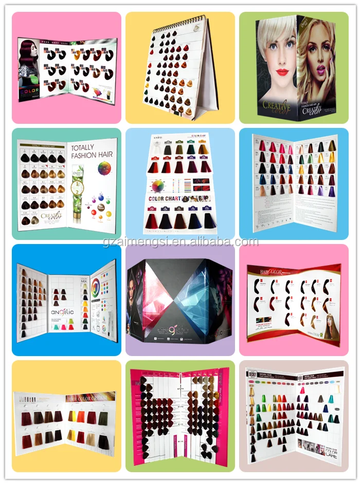 Wholesale Professional Quality Silky Hair Weave Color Mixing Chart