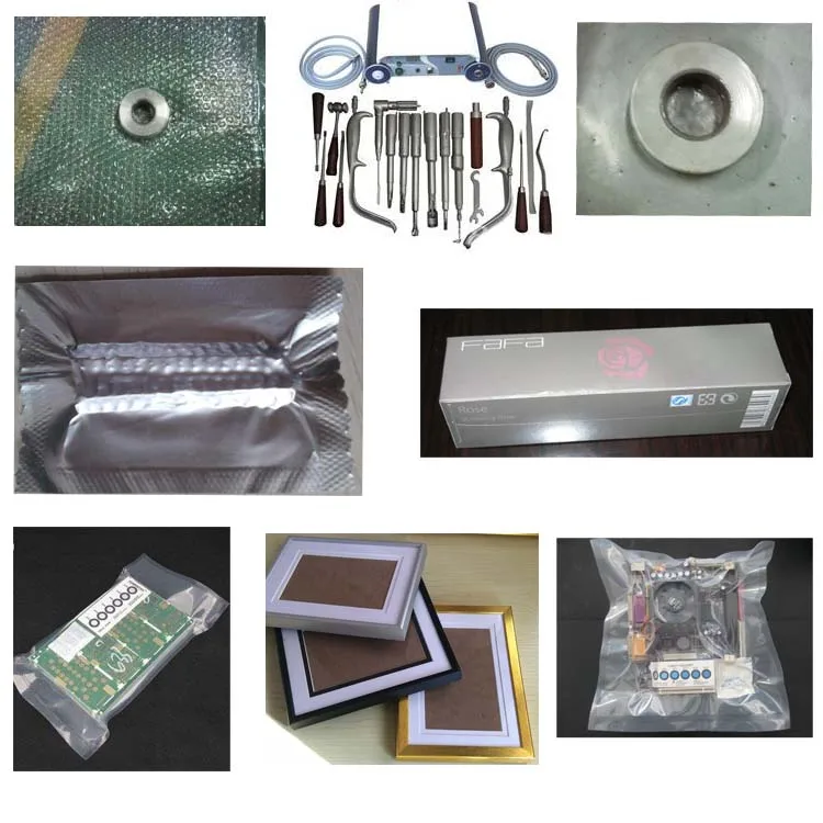 Small products packaging blister card pack vacuum skin heat sealing machine