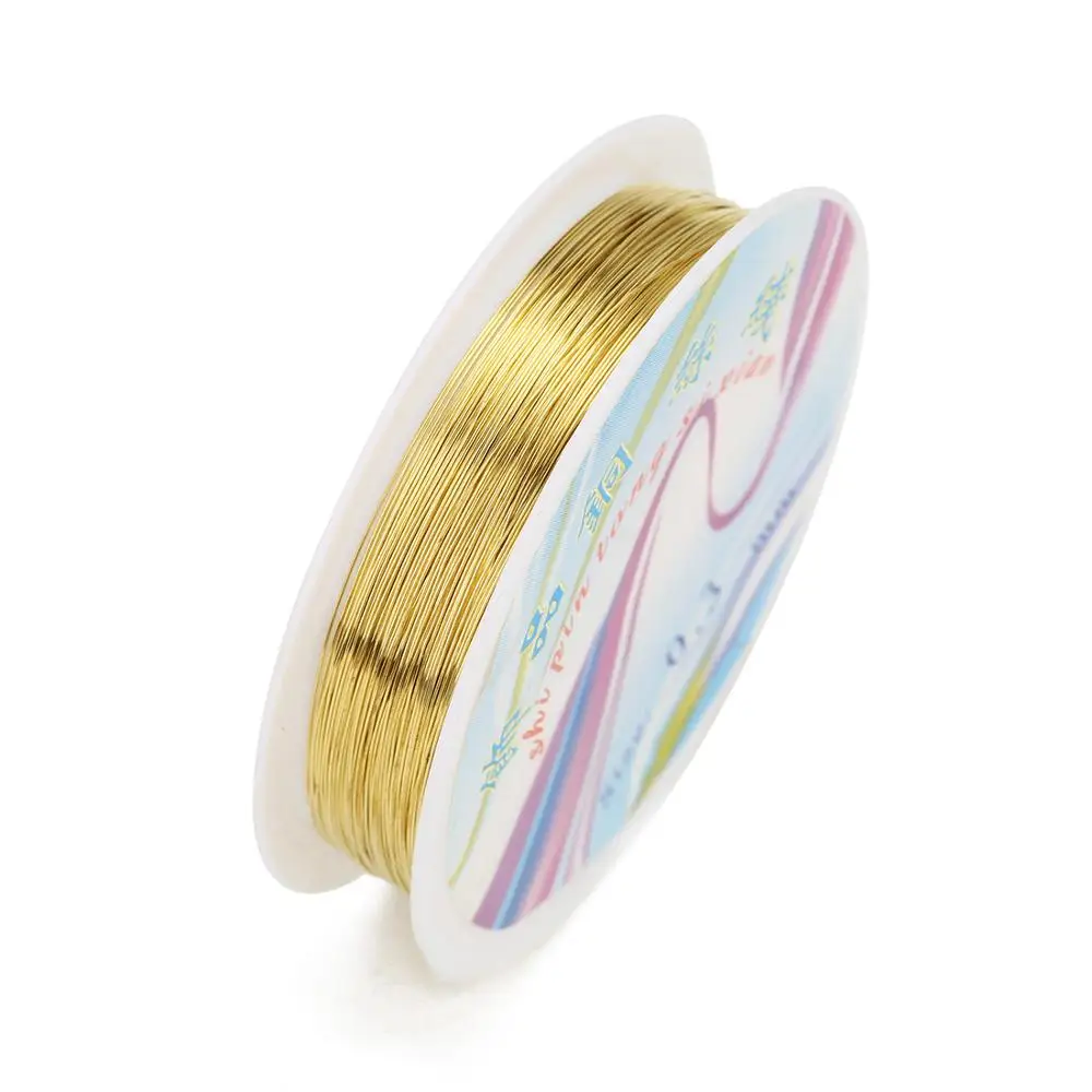 Wholesale 0.25mm Gold Plating Copper Jewelry Wire For Jewelry Making