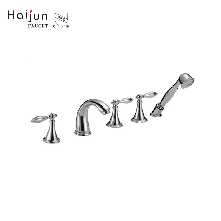 High Quality Cupc Deck Mounted Bathroom Bathtub Shower Faucets