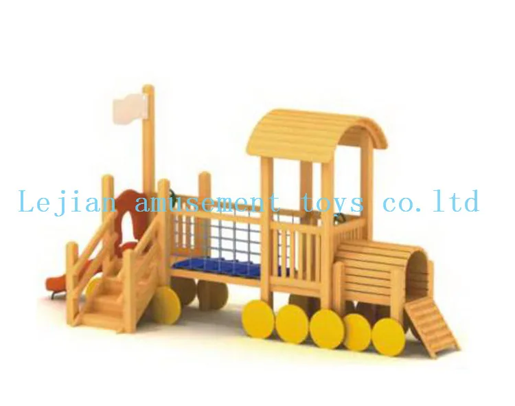 Ok Playground Daycare Playground Equipment Outdoor Wooden Train