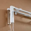 Szone aluminum alloy silent motorized curtain track for automation system
