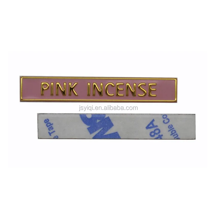 Custom Logo Engraved Self Adhesive Stainless Steel Tags Aluminum