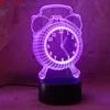 Get Up Alarm Clock Lamp 3D LED Night Light Teen kid apply USB Desk Table Lamp Baby Sleeping Lamp Home Christmas Gift Toy Decor