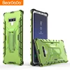 Hot selling Wholesales Creative tpu pc ultra thin transparent clear hybrid kickstand phone case for Samsun note 9 case