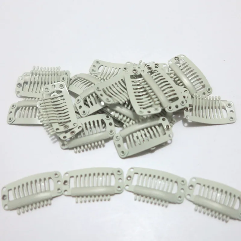 Wig Hair Clips Tool 32mm Metal Snap Clips For Hair Extension I Shape 9