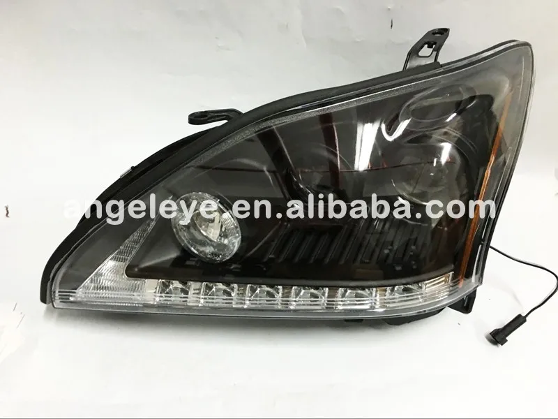 2004-2009 Year For Lexus Rx330 Rx350 Led Headlights Head Lamps Black