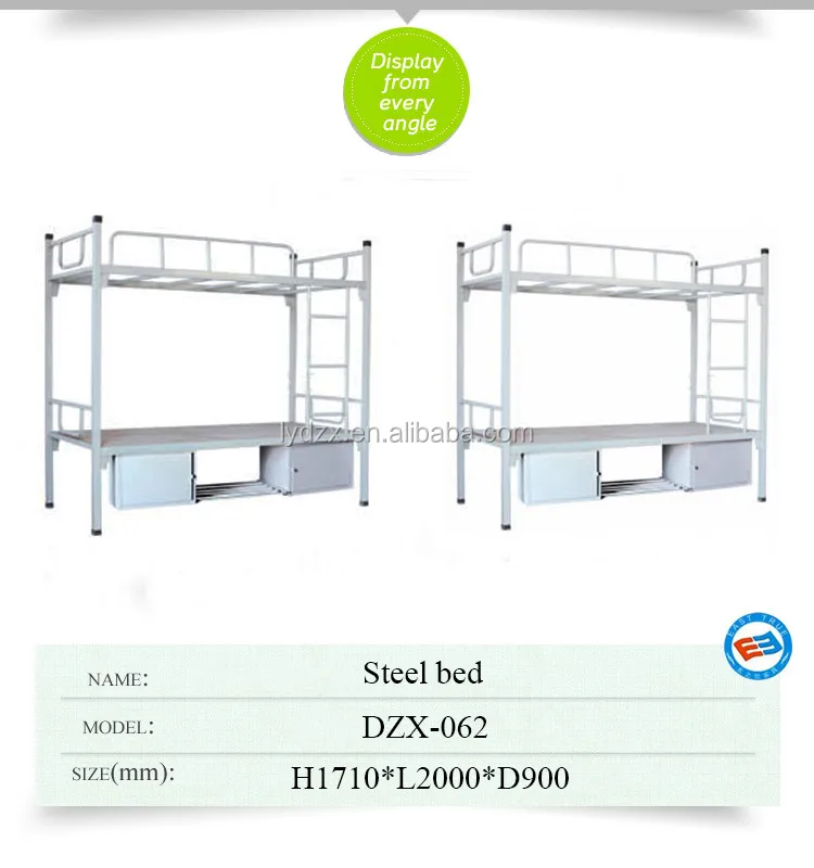 Modern Metal Dormitory Bunk Bed in Dubai(id9962214). Buy China bunk