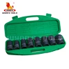 8 pcs chrome-vanadium steel impact black sockets set