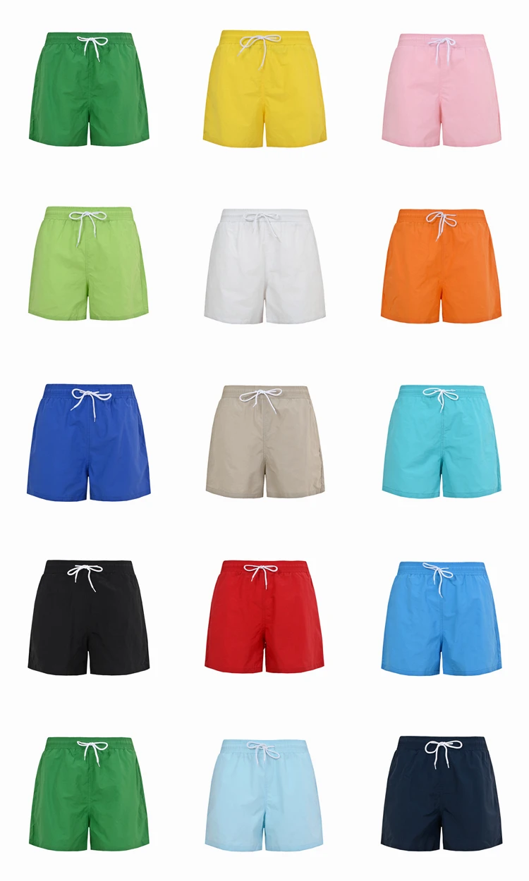 Blank Board Shorts Wholesale Mens Swim Trunks In Different Colors Buy