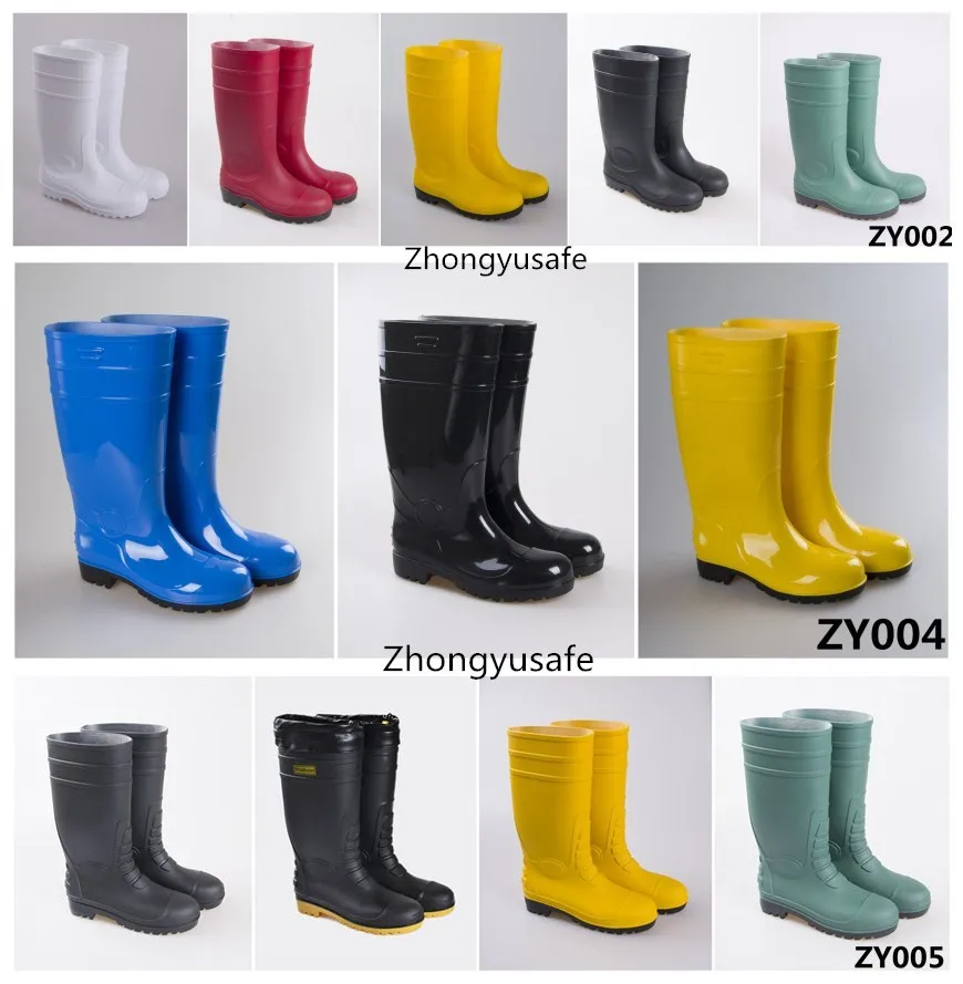 Pvc Rain Shoes For Men/clear Wellies Boots/plastic