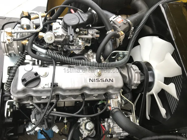 epa approval engine nissan k21 k25 2 ton lpg forklift truck with