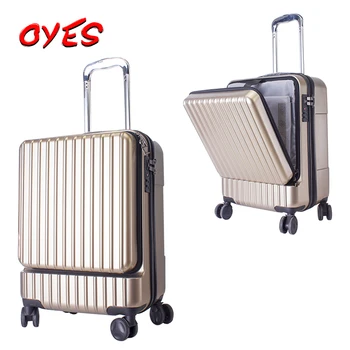 Abs+pc Hard Case Front Opening Luggage 20 Inch 24 Inch Descent Suitcase ...