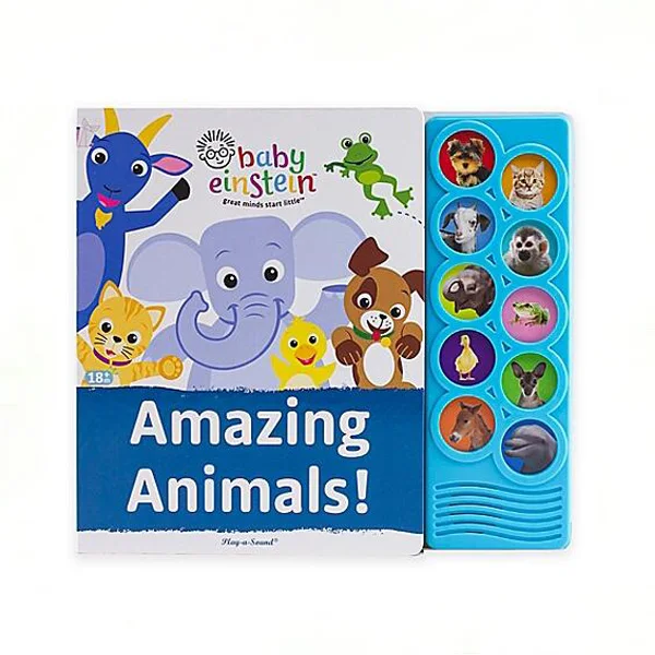 Children Colour Learning Electronic Sound Board Voice Books For Kids ...