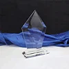 Personalized Iceberg Shape Clear Blank Crystal Trophy Glass Award Gifts