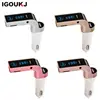 CAR G7 BT FM Transmitter With TF/USB flash drives Music Player SD and USB Charger Features blue ray