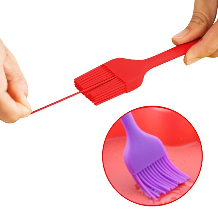 Wholesale Pastry Bbq Grill Brush Food Grade Silicone Basting Brush For