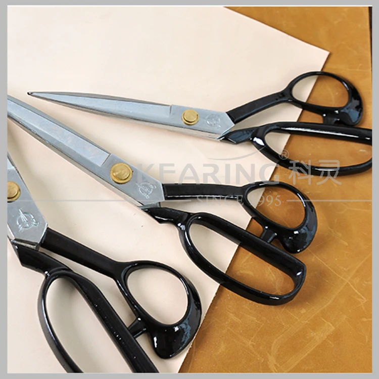 Heavy Duty Tailors Shears 8 '' Steel Scissors For Dress Making Fashion