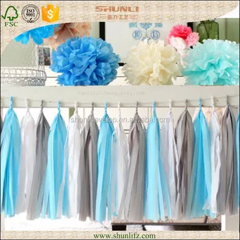 Frozen Theme Party Decoration Hanging Frozen Sparkle Tissue Paper