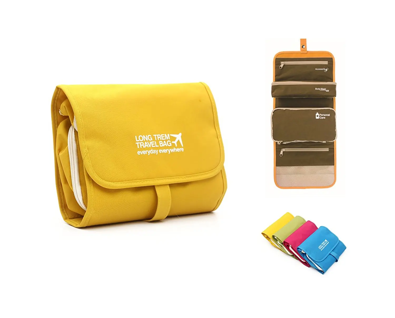 Buy Compact Hanging Travel Toiletry Bag / travel organizer Wash Bag