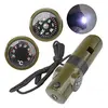 WW506 H7-1 trending product Multifunction Military survival plastic Kit Whistle Magnifying Glass Compass Thermometer Led