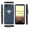 New design creative car magnet holder 360 degree rotating ring 2in1 tpu pc phone back cover case for huawei p20 lite