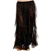 Supply cheap women stage dance dresses,long sequin decorative skirt for bellydance
