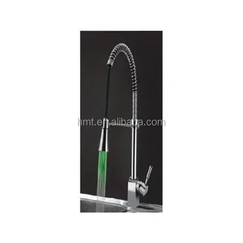 Sanitary Ware Brass Kitchen Faucets With Led Light Buy Kitchen