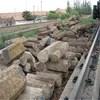 Custom Garden Fence Basalt Fence Decorative Garden Stone Pillar