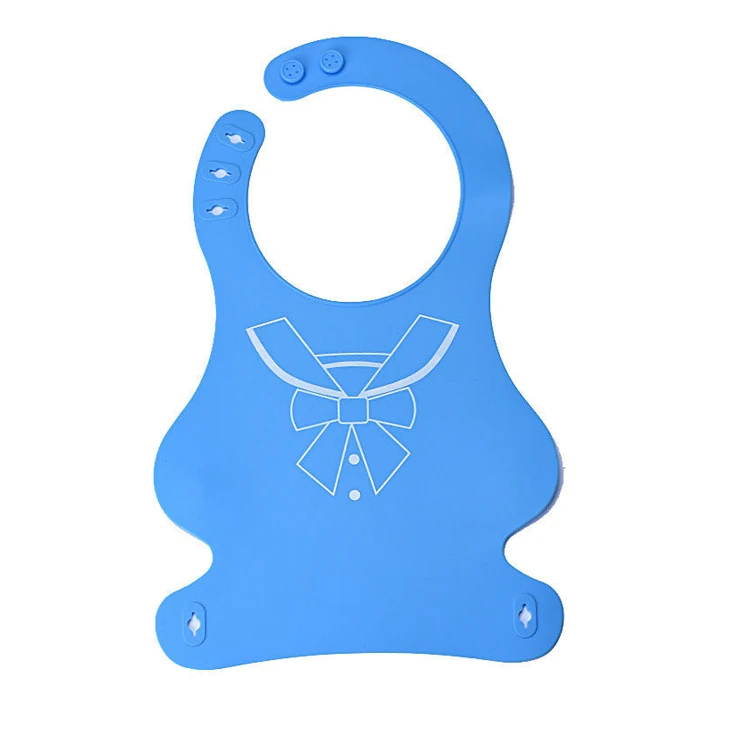 BPA-Free Waterproof Soft Durable and Easy to Clean Silicone Baby Bib