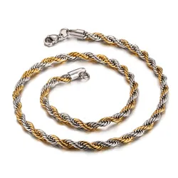 stainless steel necklace chain man