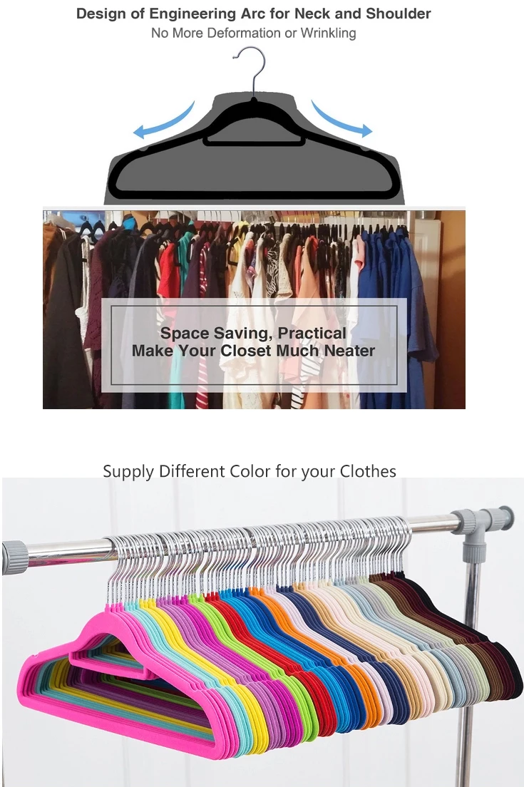 High Quality No Fading No Shedding Dark Grey Tie Scarf Bar Hanger Non