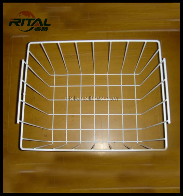 High Quality Pe Coating Wire Freezer Basket Fridge Basket Buy Fridge