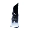 Blank crystal glass trophy for sports event