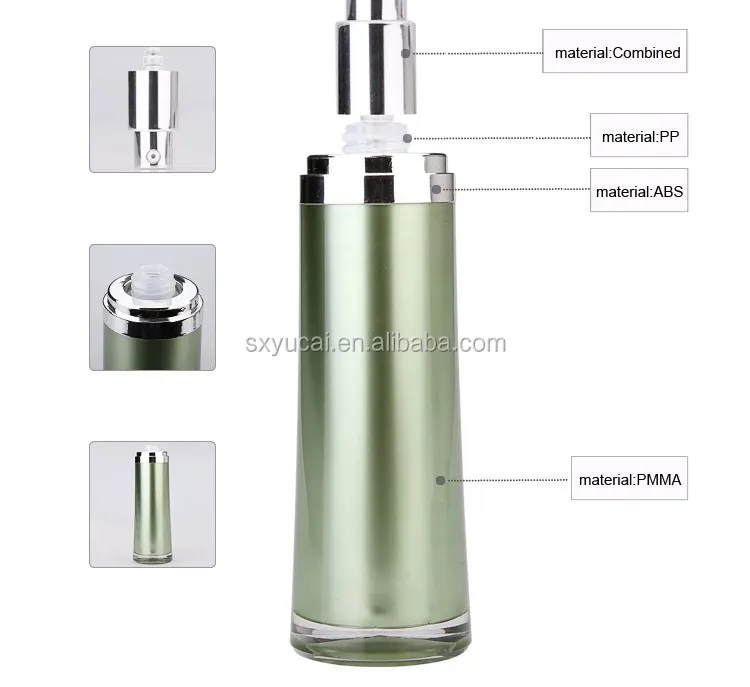 Travel Toiletry Jars And Bottles For Cosmetic Packaging Round Waist