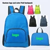 OEM Custom LOGO Outdoor Camping Sport Hiking Travel Folding Bag cheap Lightweight promotion gift backpack