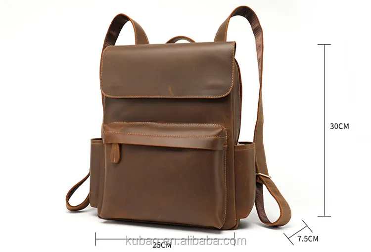 leather backpack bag for men 