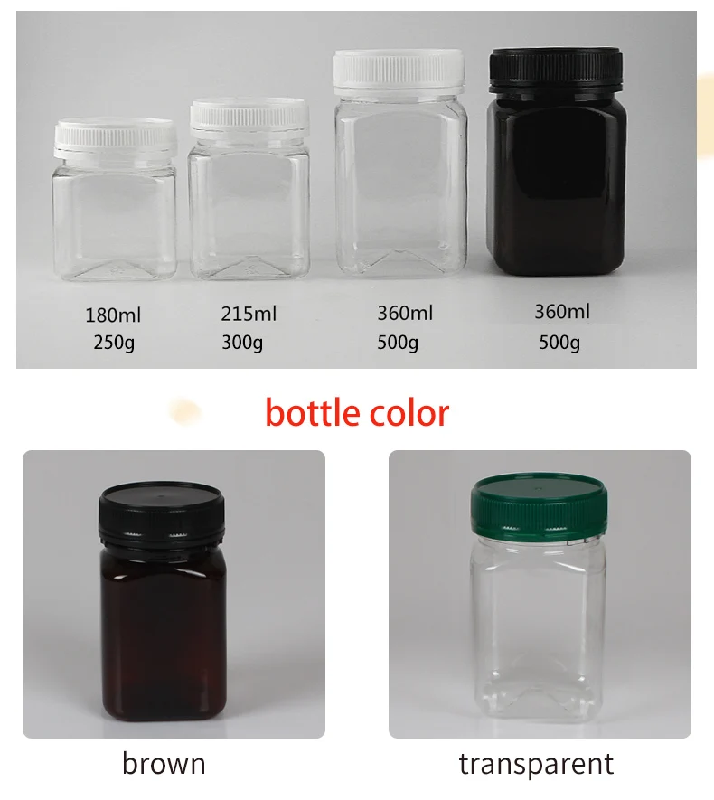 Wholesale Plastic Pet Food Grade Empty Manuka Honey Jar And Bottle Buy Gift Industrial Use And