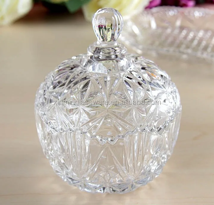 Small Size Clear Crystal Glass Candy Jar From China Factory Buy Glass