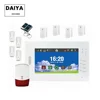 DaiYa security house alarm 868mhz with full touch screen Professional alarm manufacturer DY-X6