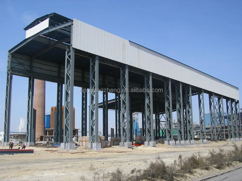 light steel structure frame warehouse workshop construction