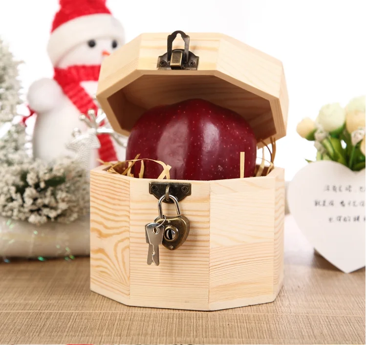 2017christmas Gift Box Diy Unfinished Cheap Wooden Box 