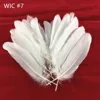 Top Quality Selected 4-7In White Colored Goose Wing Feather Decoration