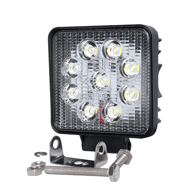 led driving lights automotive Best wholesale price 27W work led Spot for Truck Trailer off-road light