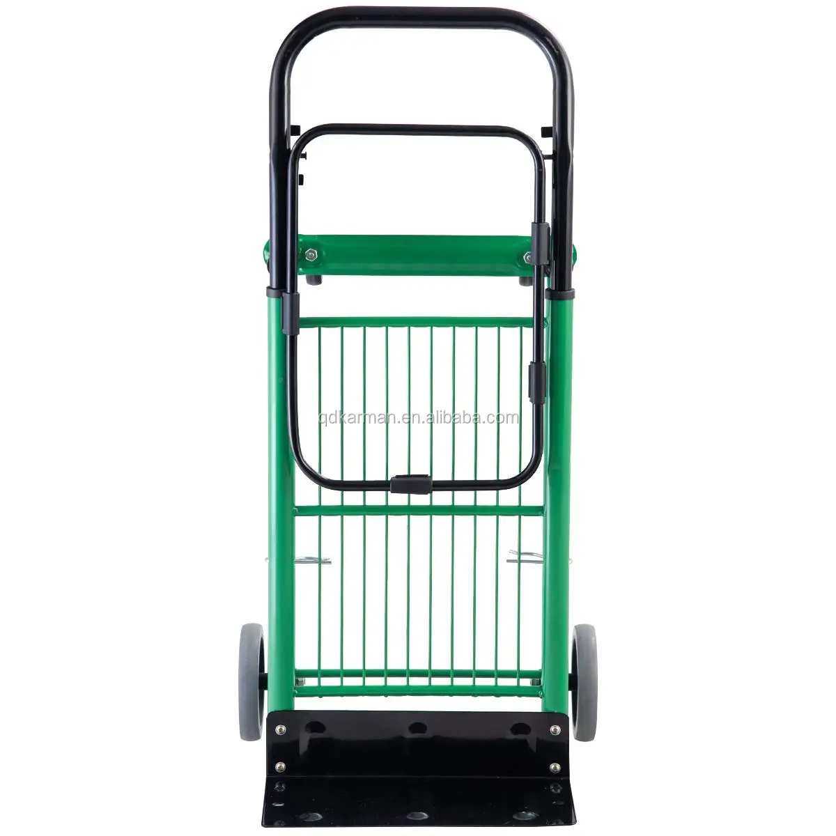 Folding Hand Truck 2 In 1 Multifunctional Dolly Gardening Lawn Leaf Bag Support Platform Truck