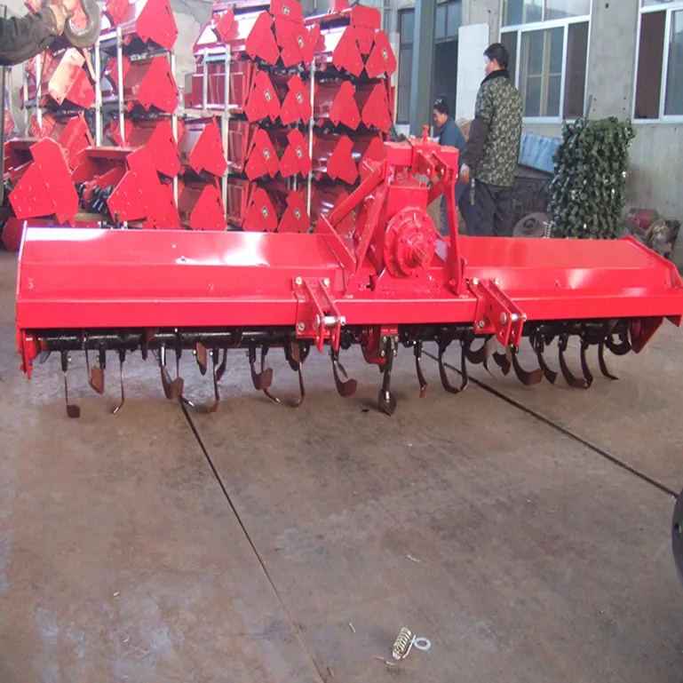 China factor tractor mounted tillage machine 3-point connect PTO transmission rotary cultivator tiller