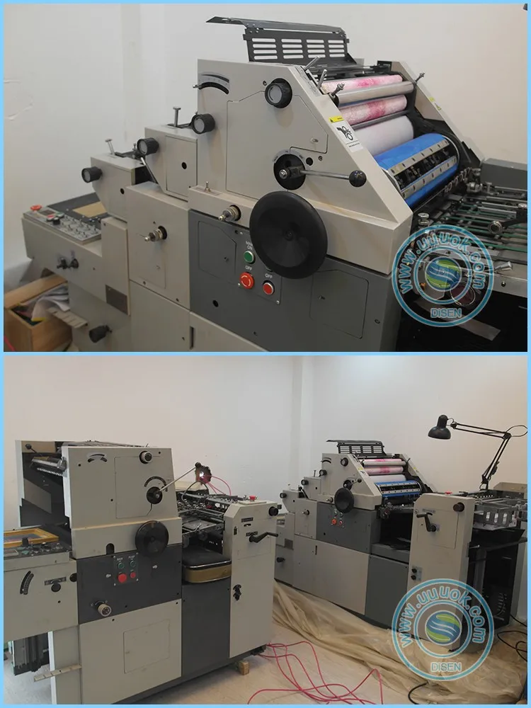 High Precision Double Coding Single Color Offset Printing Machine Price 