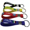wholesale the cheapest 2019 promotional customized print logo text 1/2 inch silicone keychains no minimum