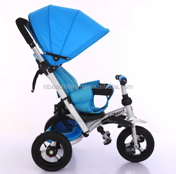 tricycle stroller with rubber wheels