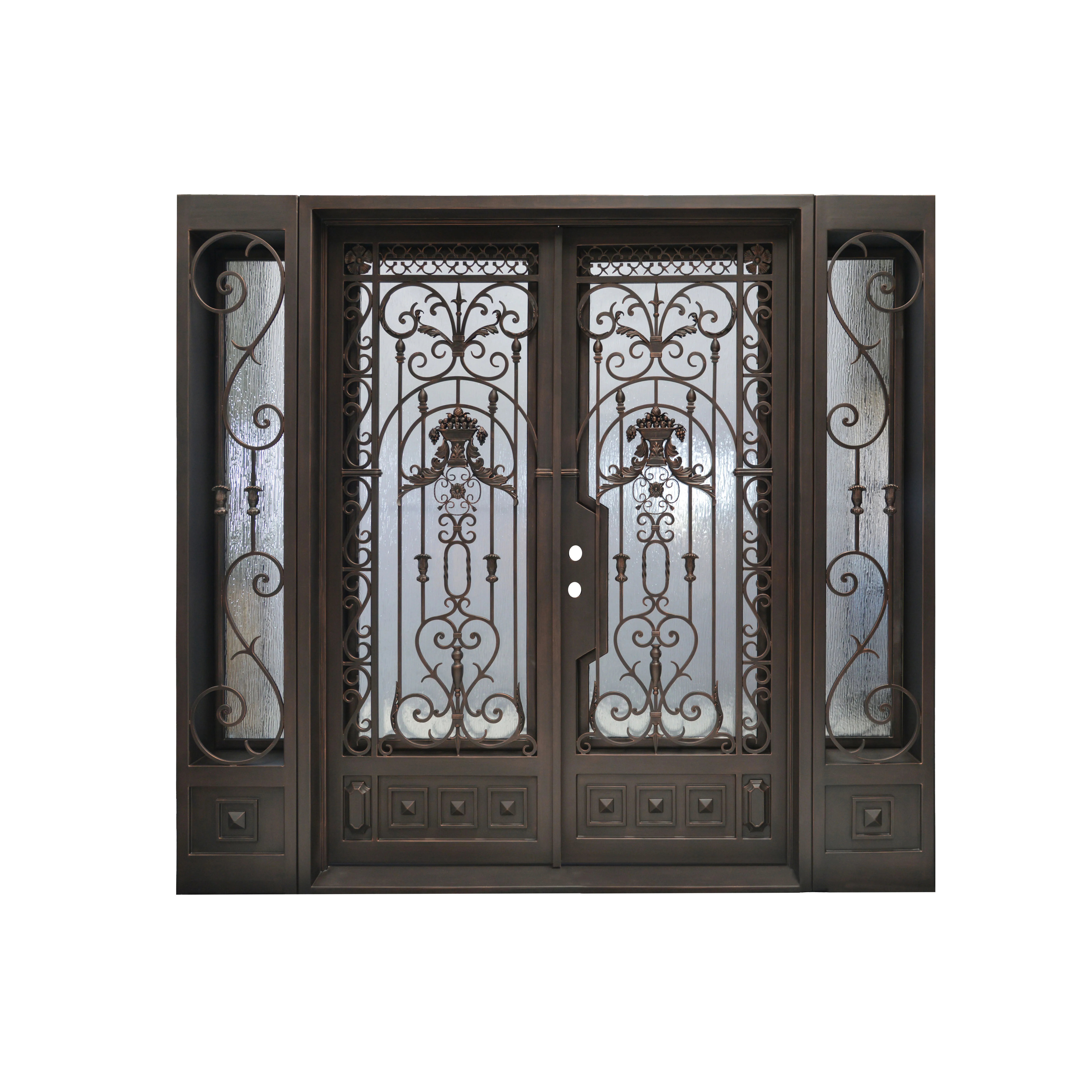 Exterior Commercial Metal Iron Double Door Buy Iron Double Door,Metal Iron Door,Exterior